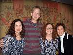 Backstage at the Opry with Aslak Gjennestad from Norway and Sharon and Cheryl White