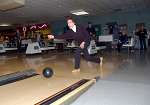 Bowling with friends at the Donelson Lanes on February 4, 2009