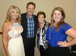 Linda Davis, her husband Lang Scott, and their daughter Rylee on August 9, 2014