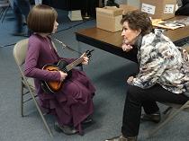 Molly Freer at the Hank Williams Museum on November 8, 2014