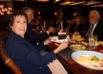 Enjoying a piece of birthday cake at the Opry Backstage Grill