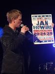 Aslak holding one of the posters designed by Ron Harman and hand-printed by Hatch Show Print in Nashville